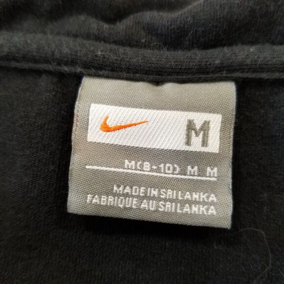 Nike womens zip up jacket size medium cotton / spandex black - Picture 2 of 12